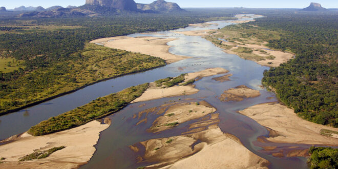 Flug über das Niassa Game Reserve während meines Mosambik Urlaub