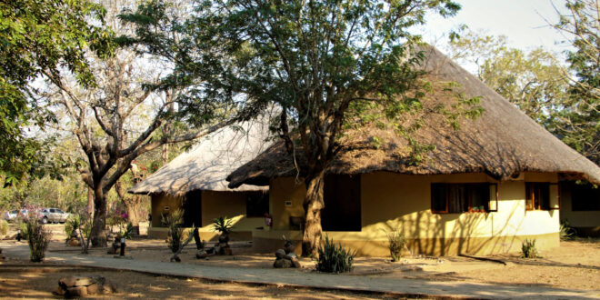 Bungalows im Chitengo Camp, Gorongosa Nationalpark